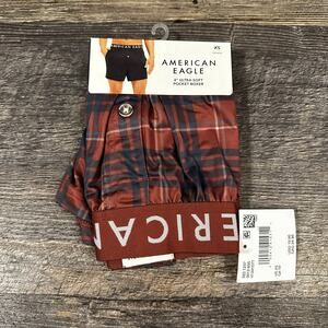 American Eagle Checkered Boxers Size XS